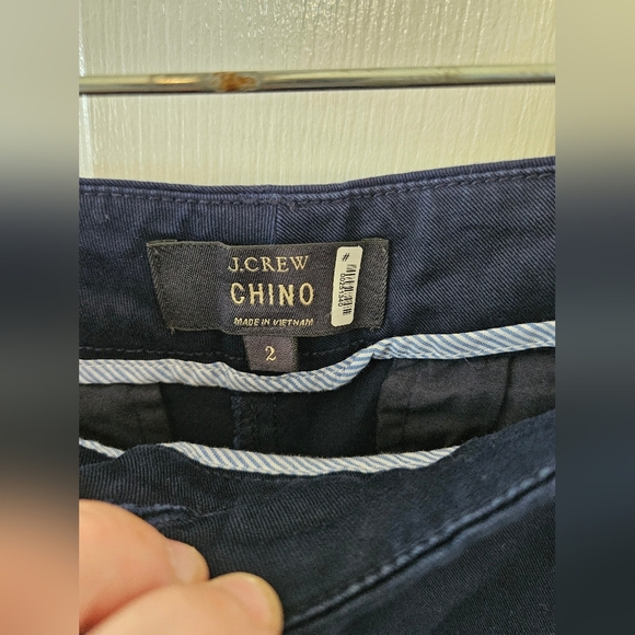 J Crew Chino Navy Blue Shorts size 2 - Picture 3 of 4